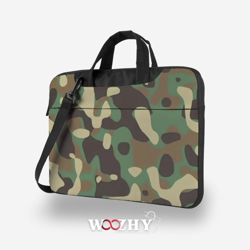Sacoche Ordinateur Camouflage Militaire