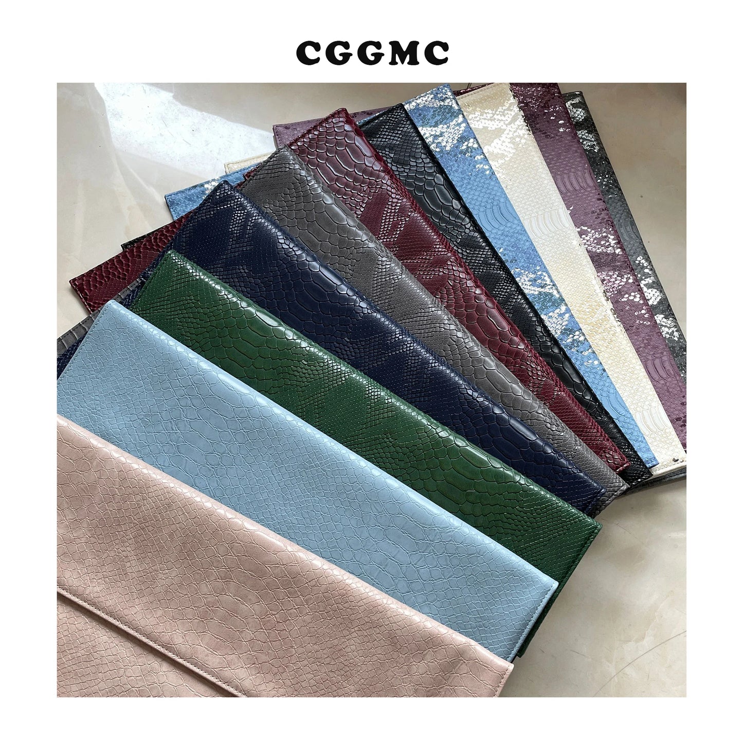 Pochette Ordinateur en Cuir Fin de Peau d'Animal