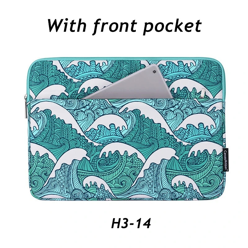 Pochette Ordinateur Fleurs de Printemps