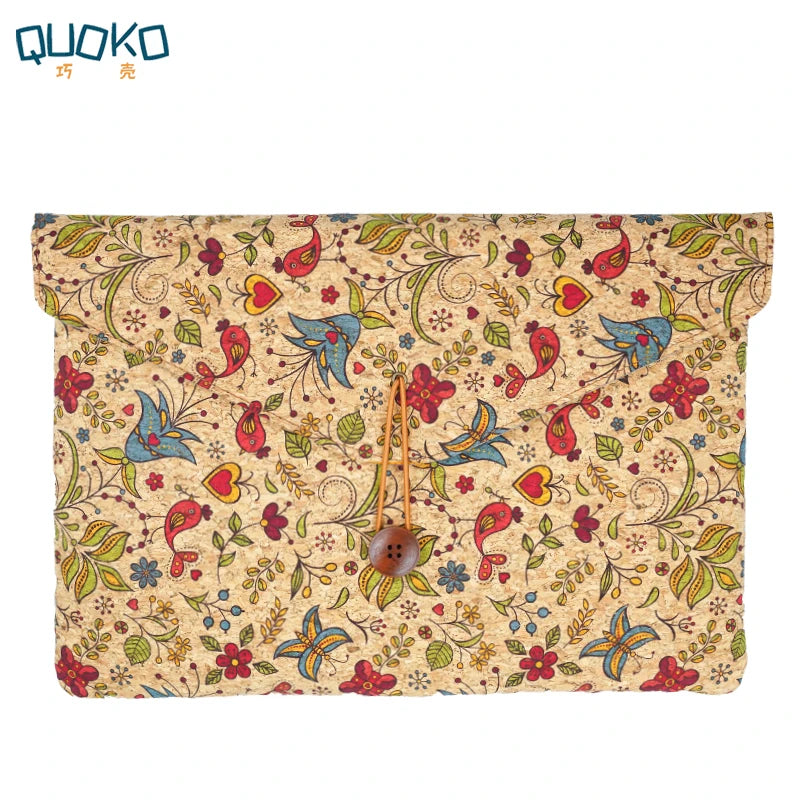 Pochette Ordinateur Design Tissu 13-16 Pouces