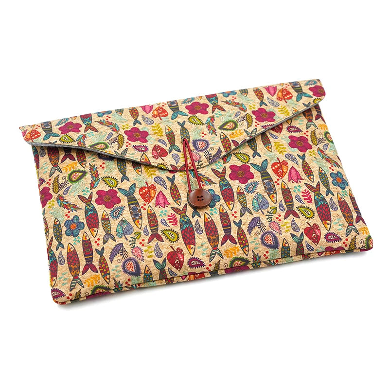 Pochette Ordinateur Design Tissu 13-16 Pouces