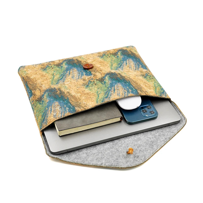 Pochette en Liège Écologique pour Ordinateur Portable