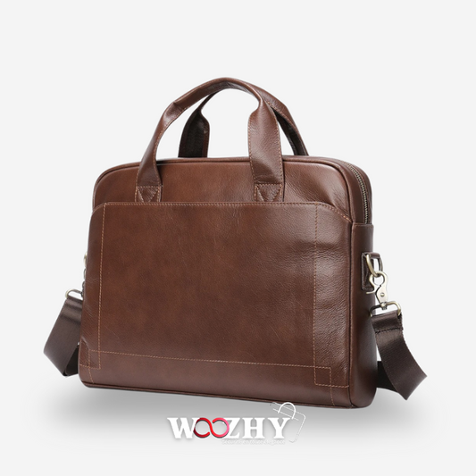 Sacoche Ordinateur Homme en Cuir 14 Pouces