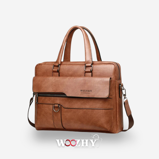 Sacoche Ordinateur Homme en Cuir