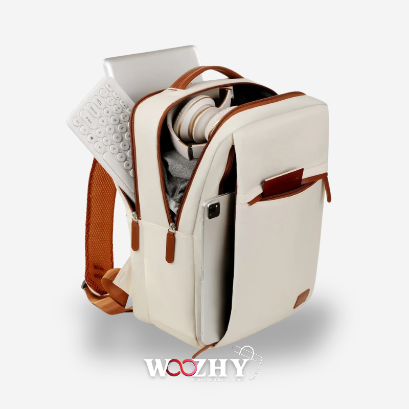 Sac à Dos Mixte, Pour ordinateur Portable, Décontractée et Minimaliste de 15 Pouces