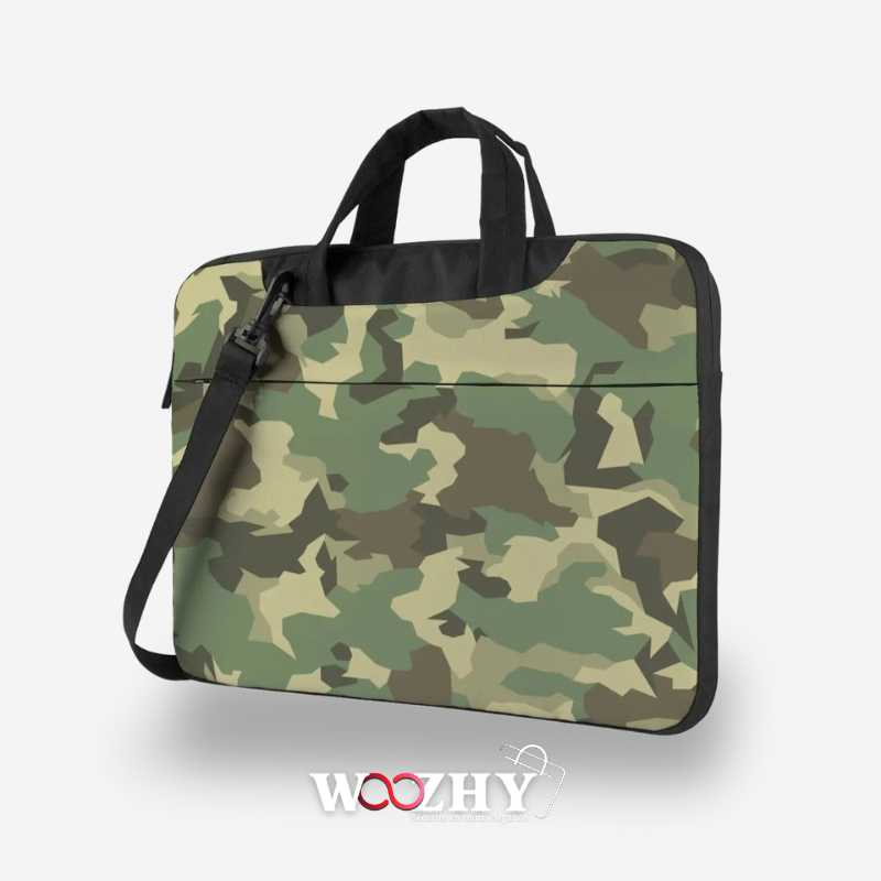 Sacoche Ordinateur Camouflage Militaire