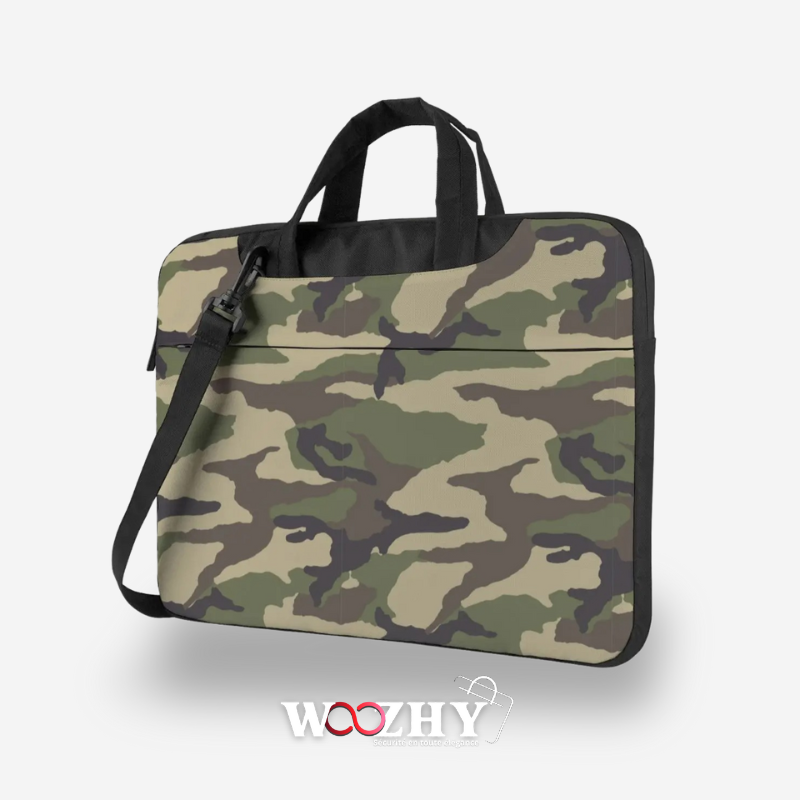 Sacoche Ordinateur Camouflage Militaire