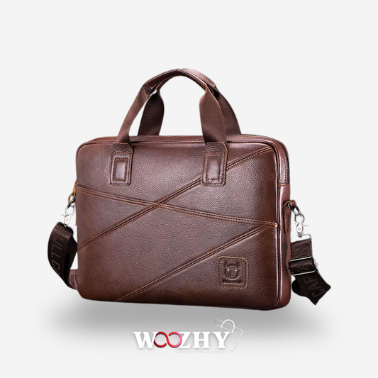 Sacoche Ordinateur en Cuir de 15 Pouces Pour Homme