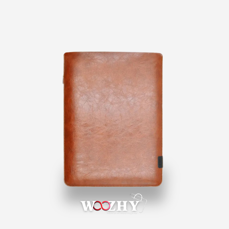 Fine Pochette en Cuir pour Ordinateur 13-15 pouces