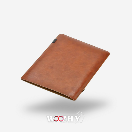 Fine Pochette en Cuir pour Ordinateur 13-15 pouces