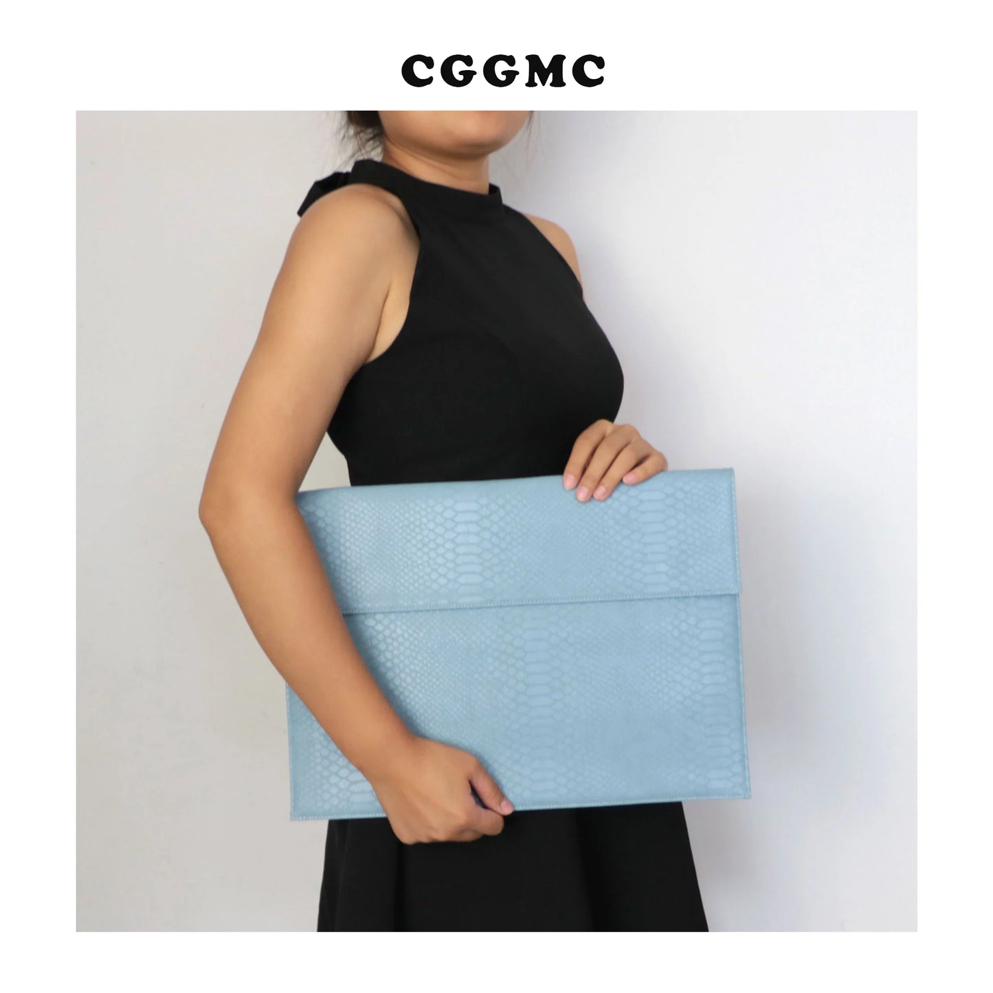 Pochette Ordinateur en Cuir Fin de Peau d'Animal