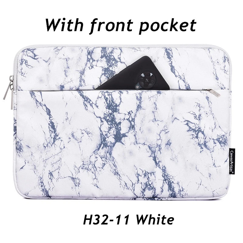 Pochette ordinateur Green Waves