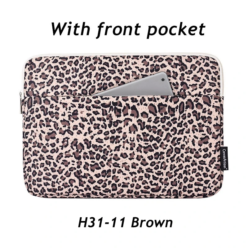 Pochette ordinateur Green Waves