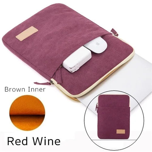 Pochette Ordinateur Imperméable Rouge Vin