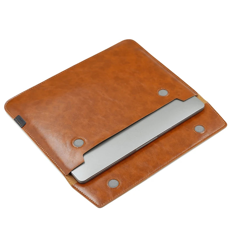 Pochette en Cuir pour Ordinateur Portable avec Trousseau