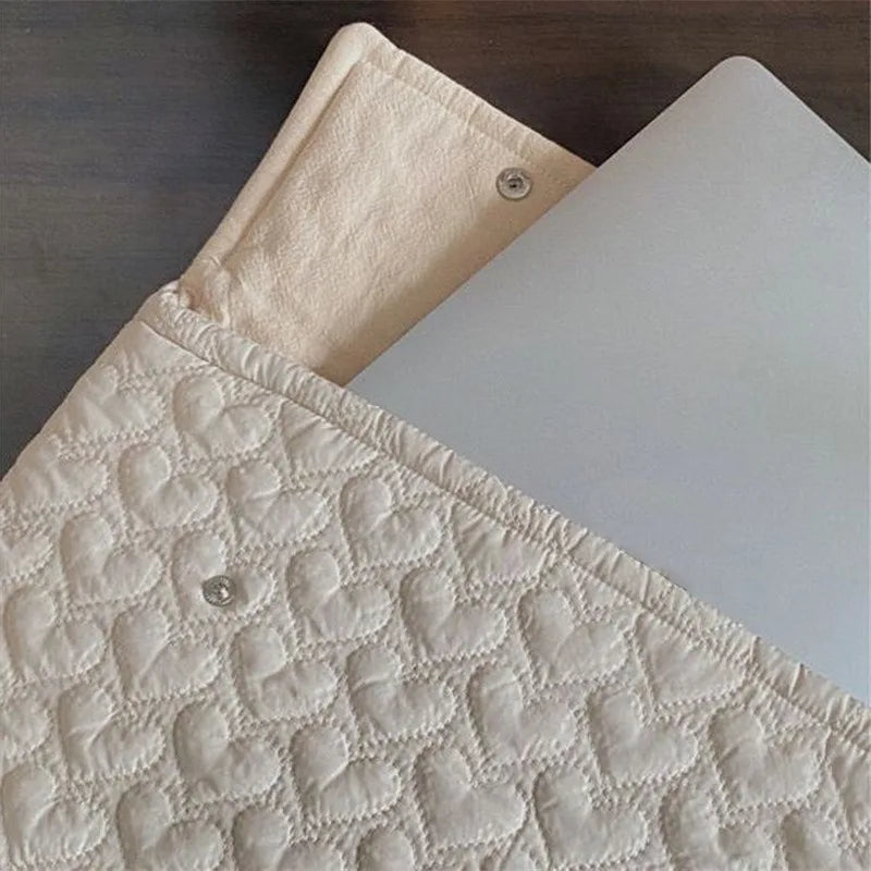 Housse Pour Ordinateur Portable Beige Cute-Love
