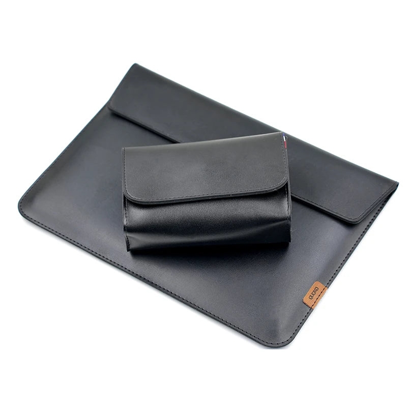 Sacoche en Cuir pour Ordinateur Portable avec Trousseau