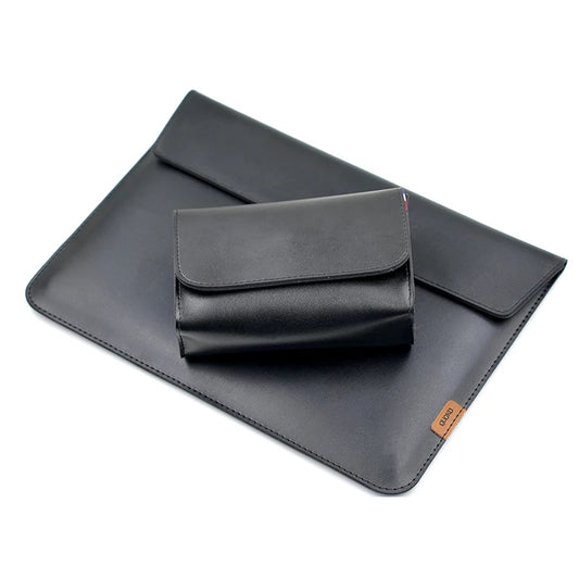 Sacoche en Cuir pour Ordinateur Portable avec Trousseau