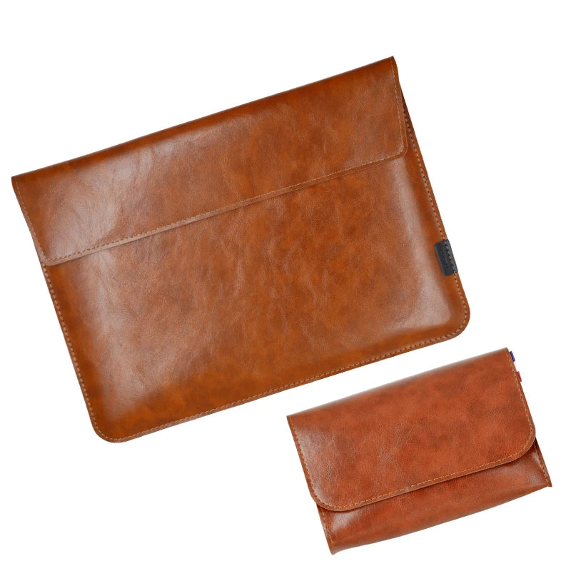 Pochette en Cuir pour Ordinateur Portable avec Trousseau