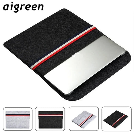 Pochette Enveloppe en Laine Feutrée pour MacBook